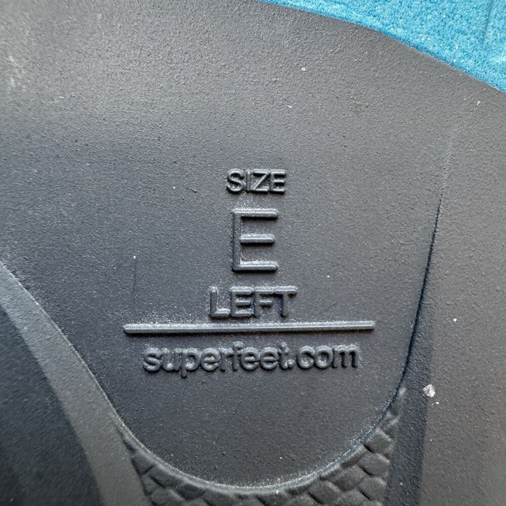 SUPERfeet Run Cushion Support Medium Arch Insoles-Mens 9.5-11 (size E) - Picture 6 of 10